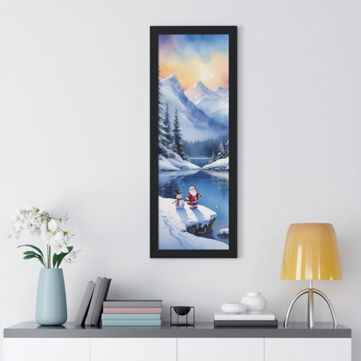 Sustainable Framed Vertical Poster for Eco-Friendly Home Decor