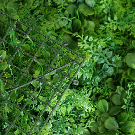 AliKopy 11 Sq Ft Green Boxwood Hedge Wall Mat - 4 Durable Panels