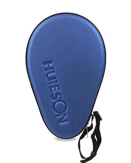 Elegant Faux Leather & Velvet Paddle Storage Case for Table Tennis Racket