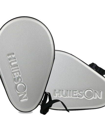 Elegant Faux Leather & Velvet Paddle Storage Case for Table Tennis Racket