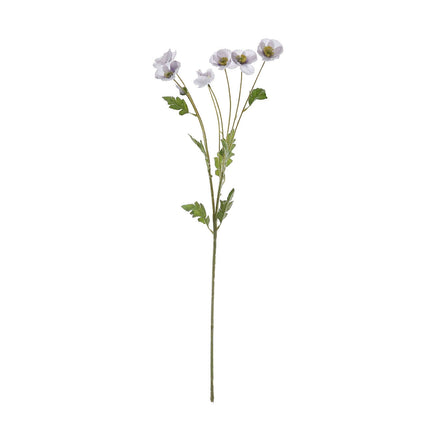AliKopy 33" Lavender Lilac Artificial Poppy Silk Flowers - Elegant Cen