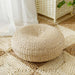 Hand-woven Natural Tatami Cushion Mats with Non-removable Washable Seat/Back Pads