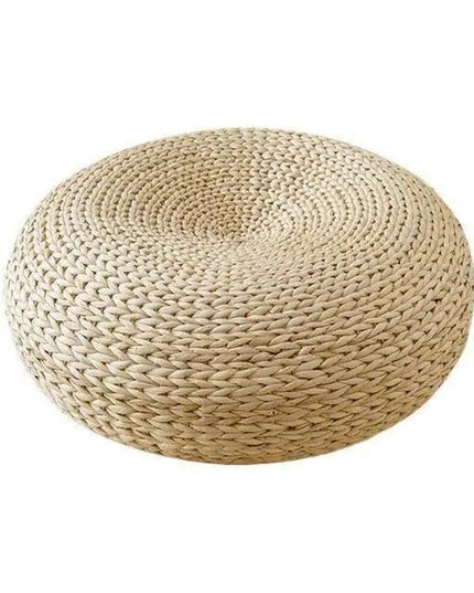 Sustainable Handcrafted Tatami Meditation Cushion Ensemble with Detachable Pillows