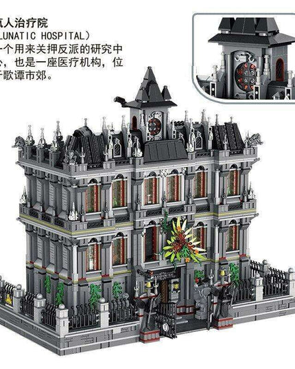 Mega Lunatic Asylum Architectural Masterpiece Building Set with 7537 Pieces - Unleash Your Creative Genius