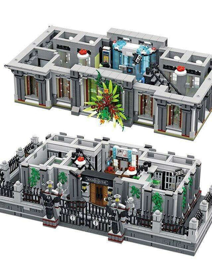 Mega Lunatic Asylum Architectural Masterpiece Building Set with 7537 Pieces - Unleash Your Creative Genius