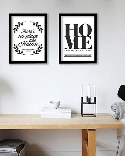 Whimsical Home Bliss - Charming Cartoon Canvas Artwork