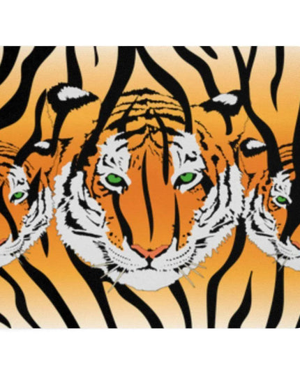 Playful Tiger Stripe Mousepad for Kids' Desks