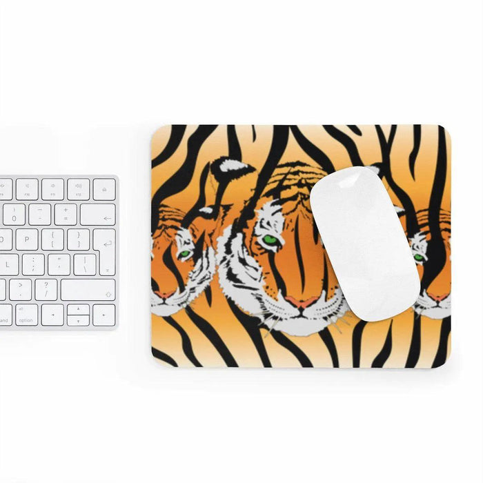 Playful Tiger Print Mousepad for Kids