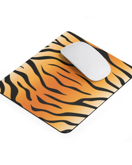 Chic Tiger Print Mouse Pad: Elevate Your Workspace with Style and Precision Tracking