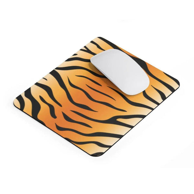 Chic Tiger Print Mouse Pad: Elevate Your Workspace with Style and Precision Tracking