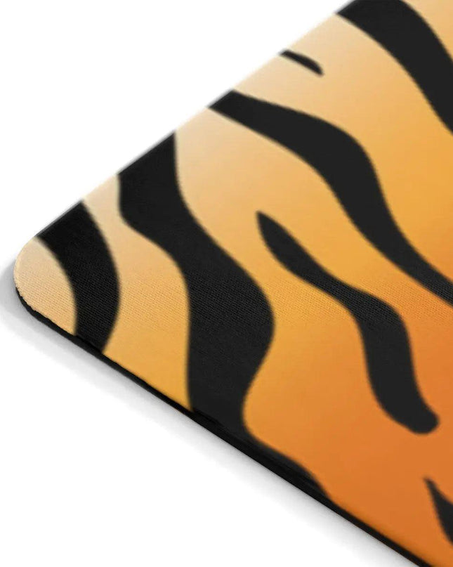 Chic Tiger Print Mouse Pad: Elevate Your Workspace with Style and Precision Tracking