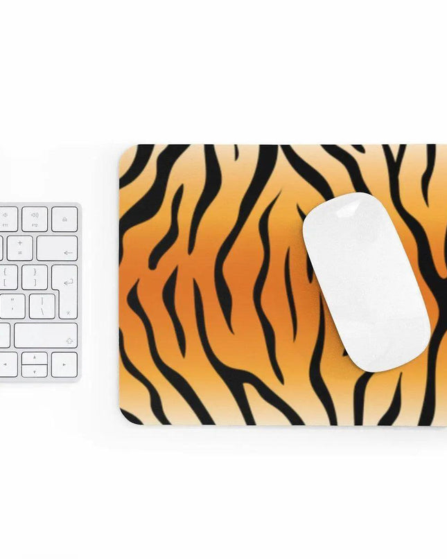 Chic Tiger Print Mouse Pad: Elevate Your Workspace with Style and Precision Tracking