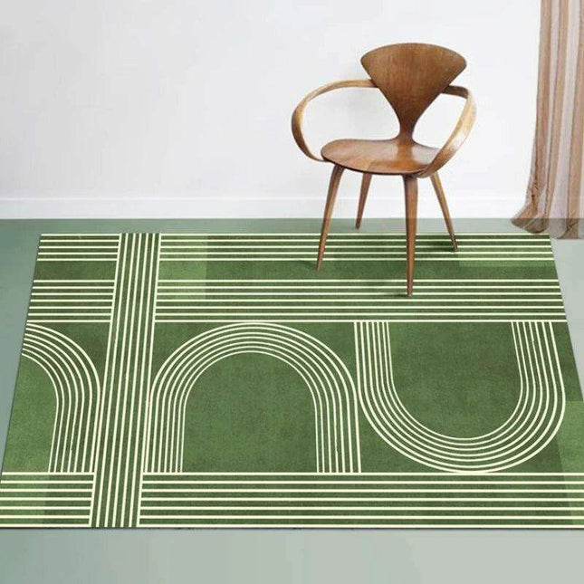 Vintage Striped Elegance Area Rug - Classic Charm Collection