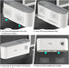 Sleek Magnetic Toothbrush and Toothpaste Organizer with Automatic Dispenser for a Stylish Bathroom Upgrade