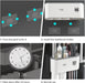 Sleek Magnetic Toothbrush and Toothpaste Organizer with Automatic Dispenser for a Stylish Bathroom Upgrade