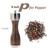 Elevate your Dining Experience with the Premium Beech Wood Salt and Pepper Mill Set Featuring a Professional Carbon Steel Rotor