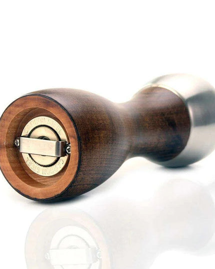 Elegant Beech Wood Salt and Pepper Mill Set with Premium Carbon Steel Mechanism