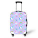 Travel-Inspired XL Suitcase Protective Cover with Airplane Design
