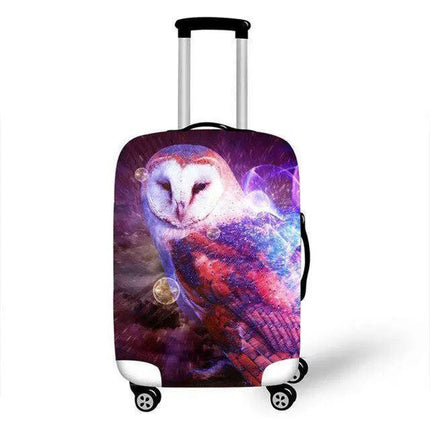 Travel in Style: Creative Neoprene XL Suitcase Cover with Airplane Motif