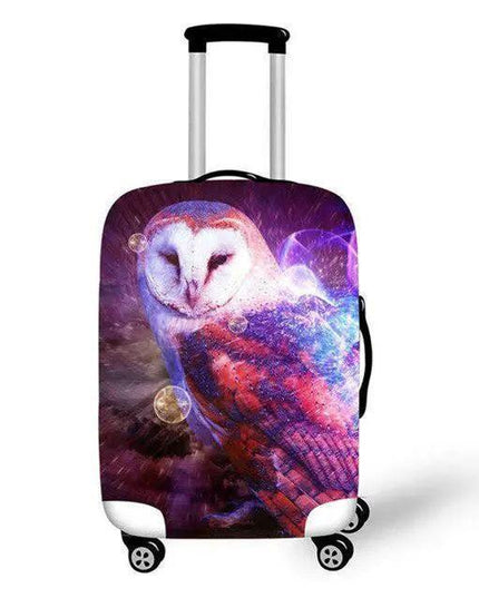 Travel in Style: Creative Neoprene XL Suitcase Cover with Airplane Motif