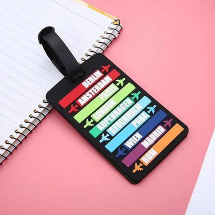 Colorful Airplane Silicone Luggage Tag: A Must-Have Travel Companion