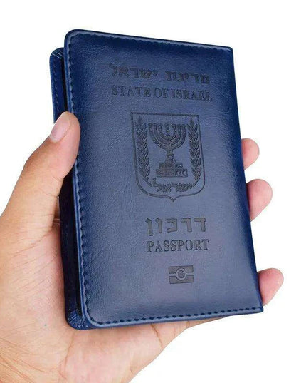 Elegant RFID-Blocking Passport Holder - Stylish Faux Leather Travel Wallet for All Travelers