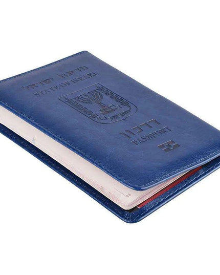 Elegant RFID-Blocking Passport Holder - Stylish Faux Leather Travel Wallet for All Travelers