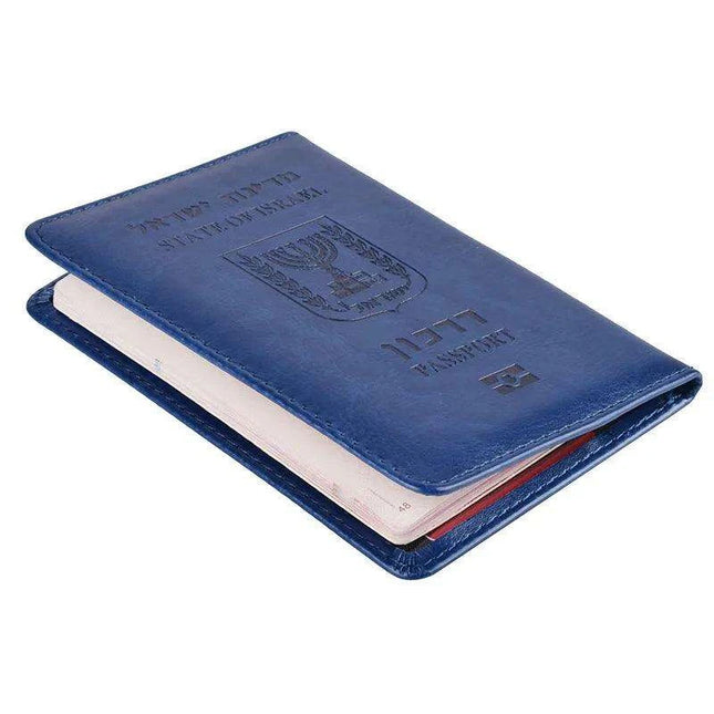 Elegant RFID-Blocking Passport Holder - Stylish Faux Leather Travel Wallet for All Travelers