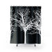 Tree silhouette Shower Curtain