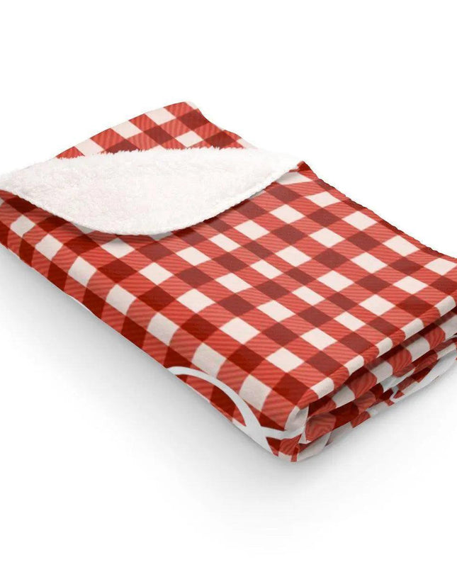 Cozy Christmas Sherpa Fleece Blanket - Perfect Holiday Companion for Kids