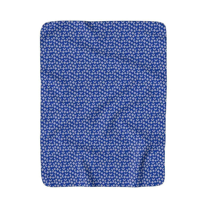 Chic Geometric Sherpa Fleece Throw Blanket for Ultimate Comfort