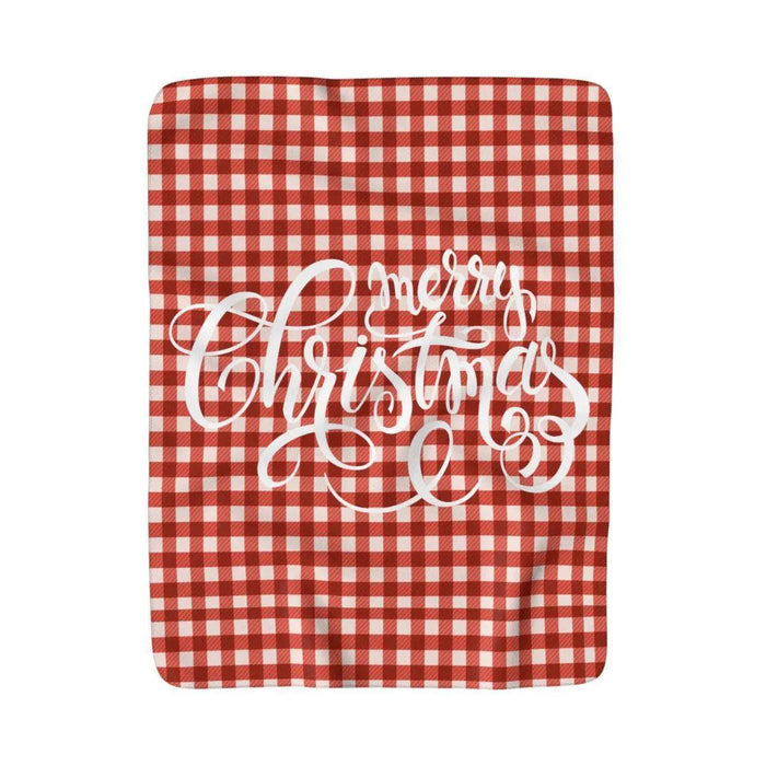 Cozy Christmas Sherpa Fleece Blanket - Perfect Holiday Companion for Kids