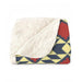 Snuggle in Style with this Tribal Sherpa Fleece Blanket