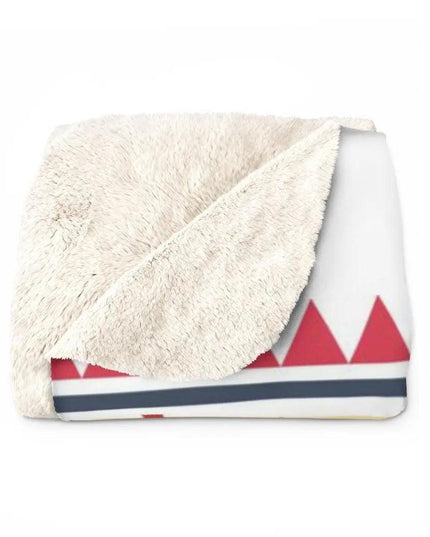 Chic Tribal Plush Sherpa Fleece Blanket