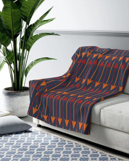 Tribal Chic Sherpa Fleece Throw Blanket for Ultimate Comfort and Warmth