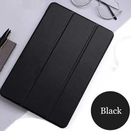 Elegant Waterproof Leather Case with Adjustable Trifold Stand for Huawei MediaPad T5 10.1 - Stylish Protection Solution