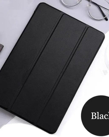 Elegant Waterproof Leather Case with Adjustable Trifold Stand for Huawei MediaPad T5 10.1 - Stylish Protection Solution
