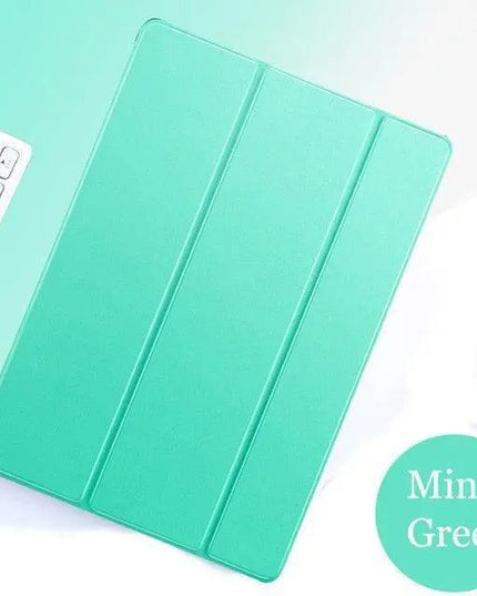 Elegant Waterproof Leather Case with Adjustable Trifold Stand for Huawei MediaPad T5 10.1 - Stylish Protection Solution