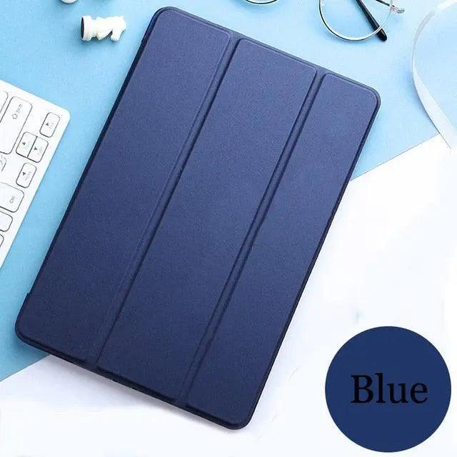 Elegant Waterproof Leather Trifold Stand Cover for Huawei MediaPad T5 10.1 - Stylish Protective Shell