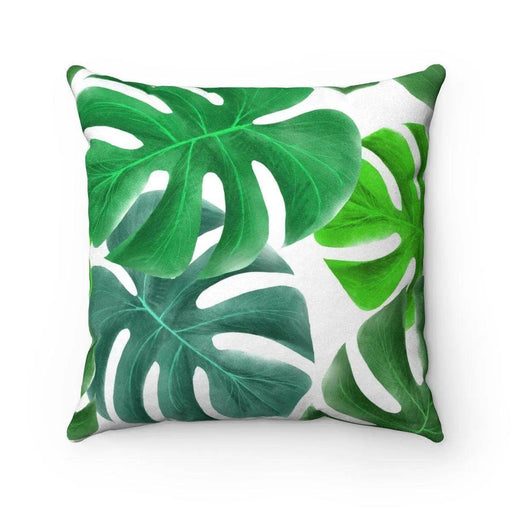 Tropical Floral microfiber decorative pillow w/insert