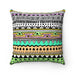 Reversible Tribal Print Decor Pillow Set with Pillow Insert