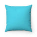 Reversible Boho Chic Pillow Set - Turquoise Suede