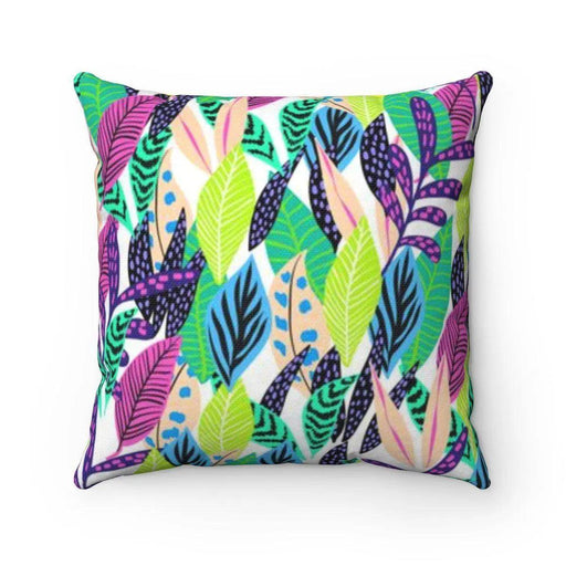 Two sided Modern tropical leaves jungle decorative cushion cover