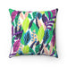 Two sided Modern tropical leaves jungle decorative cushion cover