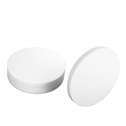 AliKopy 12 Pack 10" White Styrofoam Discs - Lightweight & Versatile Cr