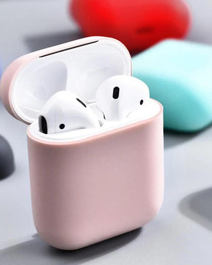 AirPods 1 or 2 Silicone Cover - Impact-Resistant Protective Case for Earbuds