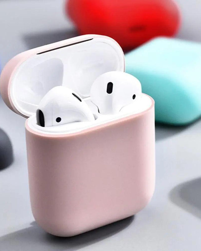 AirPods 1 or 2 Silicone Cover - Impact-Resistant Protective Case for Earbuds