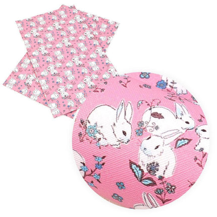 Unicorn Dreamland Faux Leather Crafting Fabric for Whimsical Projects