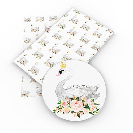 Unicorn Dreamland Faux Leather Crafting Fabric for Whimsical Projects