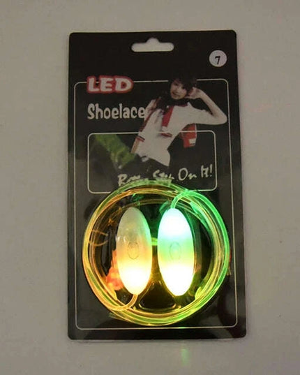 Glow-in-the-Dark LED Shoelaces with Flashing Modes - Perfect for Parties, Sports, and Festivals!